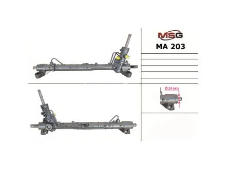 Рульова рейка з ГУР нова Mazda 5 05-10, Mazda 3 03-09 для MSG MA 203 фото товару