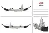 <strong>Рульова рейка з ГУР нова Mercedes-Benz SLK R171 04-11, Mercedes-Benz CLK W209 02-10, Mercedes-Benz C-Class W203 00-07 MSG ME204 (фото 1)</strong>