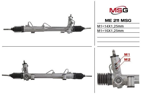 <strong>Рульова рейка з ГУР нова Mercedes-Benz ML W163 98-05 MSG ME211 (фото 1)</strong>