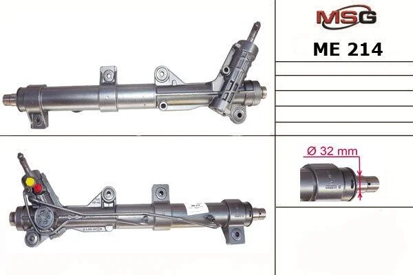 <strong>Рульова рейка з ГУР нова Mercedes-Benz Vito W638 96-03 MSG ME214 (фото 1)</strong>