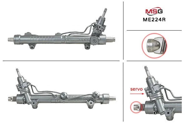 <strong>Рульова рейка з ГУР відновлена Mercedes-Benz GL X164 06-12, Mercedes-Benz ML W164 05-11 MSG ME224R (фото 1)</strong>
