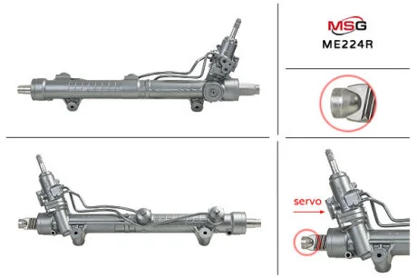 Рульова рейка з ГУР відновлена Mercedes-Benz GL X164 06-12, Mercedes-Benz ML W164 05-11 для Mercedes MSG ME224R фото товару