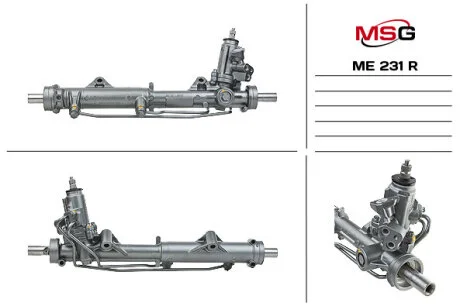 Рульова рейка з ГУР відновлена Mercedes-Benz E-Class W207 09-16, Mercedes-Benz C-Class W204 07-14, Mercedes-Benz CLK W209 02-10 для Mercedes MSG ME231R фото товару
