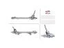 <strong>Рульова рейка без ГУР нова Peugeot 4008 12-17, Mitsubishi ASX 10-23, Citroen C4 AirCross 12-17 MSG MT 104 (фото 1)</strong>