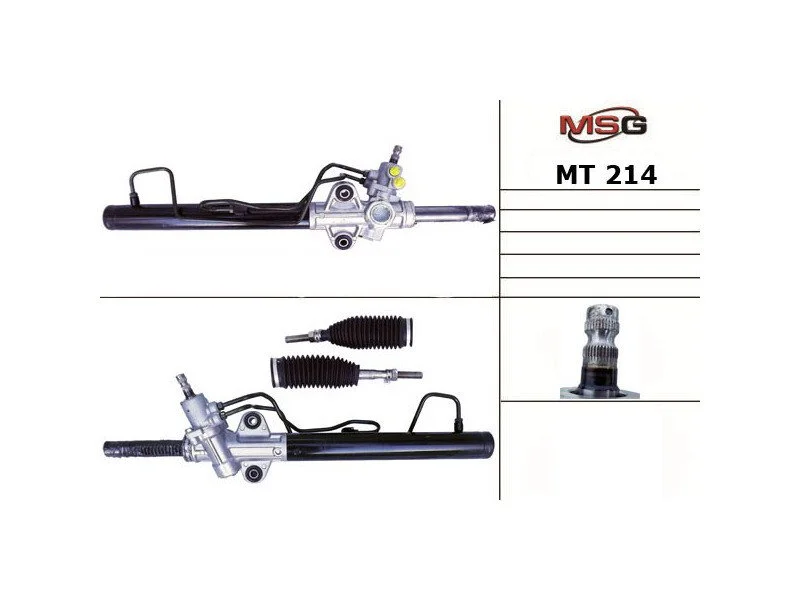 <strong>Рульова рейка з ГУР нова Mitsubishi L200 15-19, Mitsubishi L200 06-15 MSG MT 214 (фото 1)</strong>