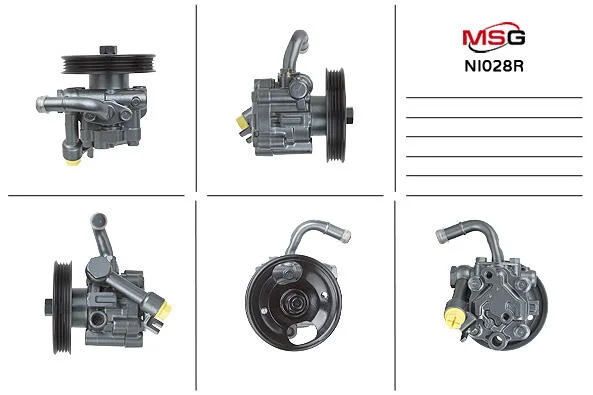 <strong>Насос ГУР відновлений Renault Latitude 10-15, Nissan Teana 03-08, Nissan Murano 02-08 MSG NI028R (фото 1)</strong>