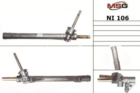Рульова рейка без ГУР нова Renault Modus 04-08, Renault Clio III 05-12, Nissan Micra 03-10 для Nissan, Renault MSG NI106 фото товара