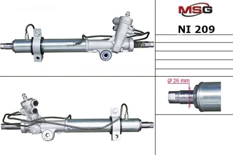 Рульова рейка з ГУР нова Nissan Murano 02-08 для Nissan MSG NI209 фото товару