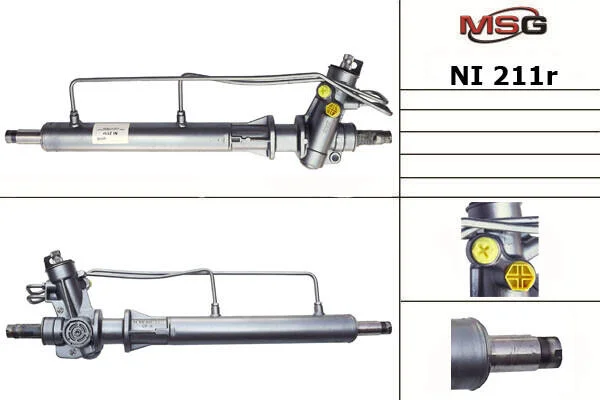 <strong>Рульова рейка з ГУР відновлена Nissan Primera P11 96-02 MSG NI211R (фото 1)</strong>