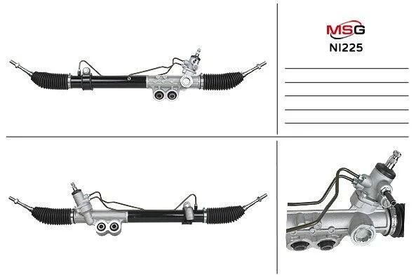 <strong>Рульова рейка з ГУР нова Nissan Pathfinder R51 04-14, Nissan Navara 05-15 MSG NI225 (фото 1)</strong>