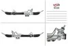 <strong>Рульова рейка з ГУР нова Nissan Pathfinder R51 04-14, Nissan Navara 05-15 MSG NI225 (фото 1)</strong>