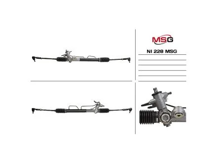 Рульова рейка з ГУР нова Nissan Almera Classic N17 06-12 для Nissan MSG NI 228 фото товару
