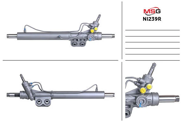 <strong>Рульова рейка з ГУР відновлена Nissan Pathfinder R51 04-14, Nissan Navara 05-15 MSG NI239R (фото 1)</strong>