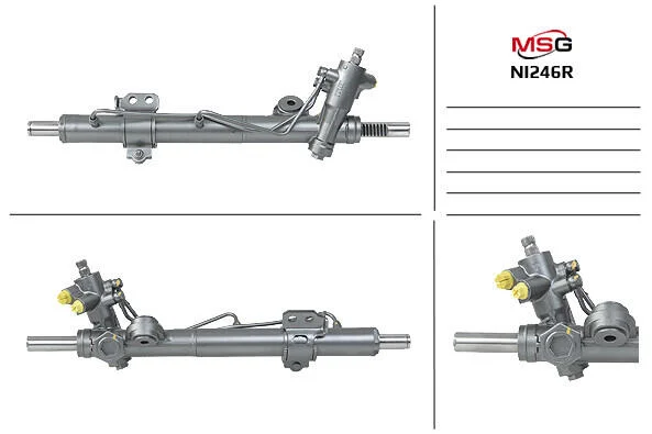 <strong>Рульова рейка з ГУР відновлена Nissan Almera N16 00-06 MSG NI246R (фото 1)</strong>