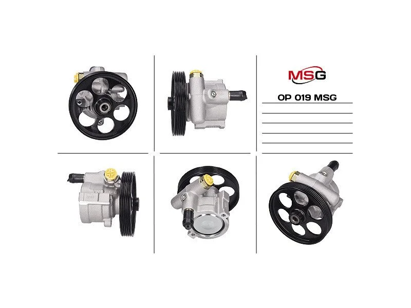 <strong>Насос ГУР новий Renault Master II 97-10, Nissan Interstar 01-10, Opel Vivaro 01-14 MSG OP 019 (фото 1)</strong>