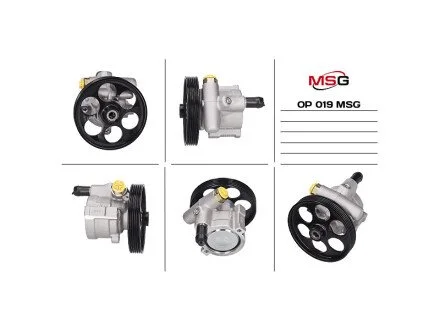 Насос ГУР новий Renault Master II 97-10, Nissan Interstar 01-10, Opel Vivaro 01-14 для Renault MSG OP 019 фото товару