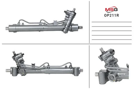 Рульова рейка з ГУР відновлена Opel Signum 03-08, Opel Vectra C 02-08 для Opel, Saab, Fiat MSG OP211R фото товару