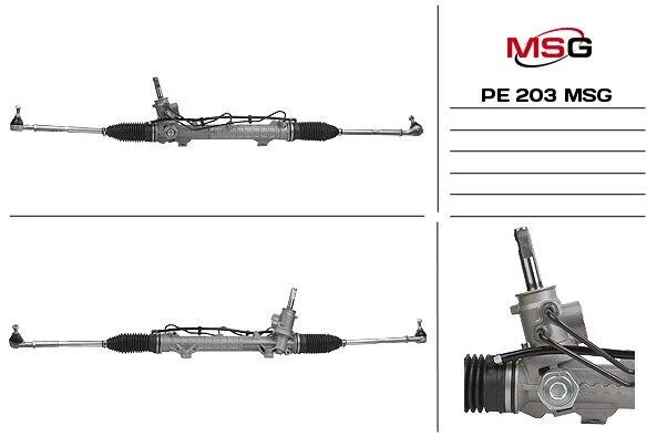 <strong>Рульова рейка з ГУР нова Peugeot 206 98-12 MSG PE203 (фото 1)</strong>