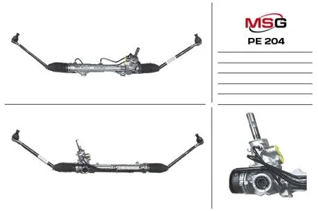 Рульова рейка з ГУР нова Peugeot 307 01-11, Citroen C4 Picasso 06-13, Citroen C4 04-11 для Peugeot MSG PE204 фото товару