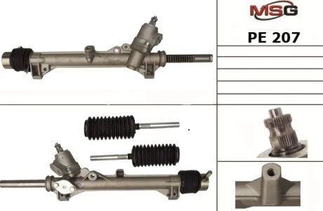 Рульова рейка з ГУР нова для Citroen, Peugeot MSG PE207 фото товара