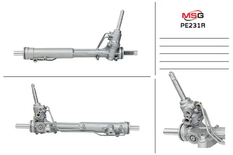 Рульова рейка з ГУР відновлена Peugeot 508 10-18 для MSG PE231R фото товара
