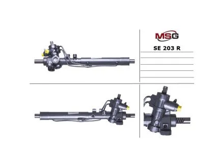 Рульова рейка з ГУР відновлена VW Golf III 91-98, VW Caddy II 95-04, SEAT Toledo I 91-99 для Seat, Volkswagen MSG SE 203R фото товару