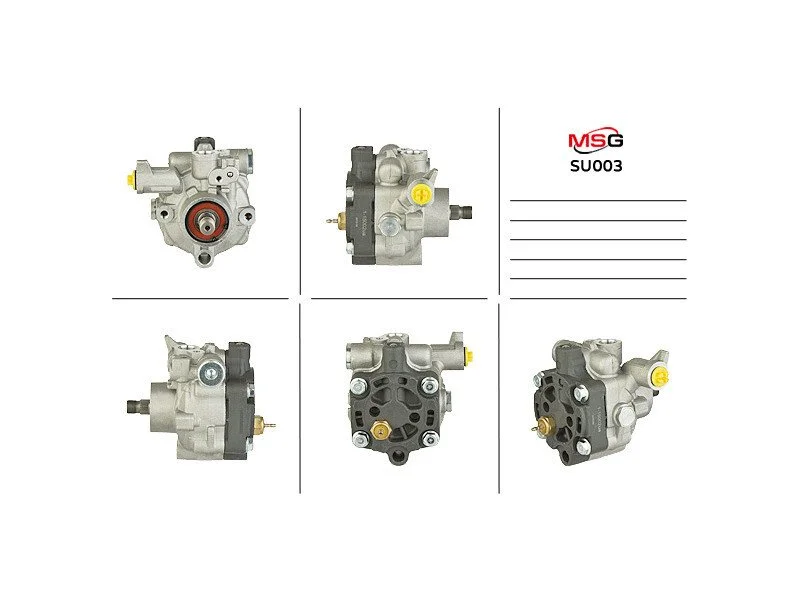 <strong>Насос ГУР новий Subaru Outback 03-09, Subaru Legacy 03-09, Subaru Impreza 07-11 MSG SU003 (фото 1)</strong>