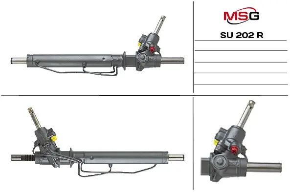 <strong>Рульова рейка з ГПК відновлена Subaru Outback 99-03, Subaru Impreza 00-07 MSG SU202R (фото 1)</strong>