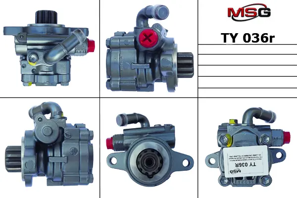 <strong>Насос ГПК відновлений Toyota Tacoma 95-04, Toyota Hilux 05-16, Toyota Land Cruiser Prado 120 03-09 MSG TY036R (фото 1)</strong>