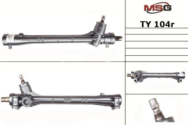 <strong>Рульова рейка без ГУР відновлена Toyota Auris E150 06-12, Toyota Corolla 07-13 MSG TY104R (фото 1)</strong>