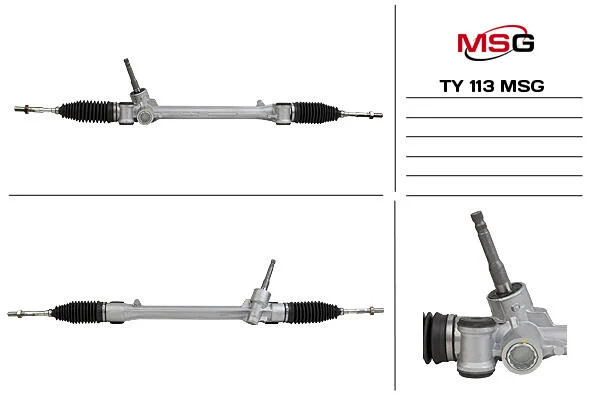 <strong>Рульова рейка без ГУР нова Toyota Yaris 05-12 MSG TY113 (фото 1)</strong>