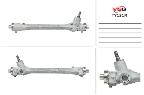 Рульова рейка без ГУР відновлена Toyota Prius 09-17 для Toyota MSG TY131R фото товару