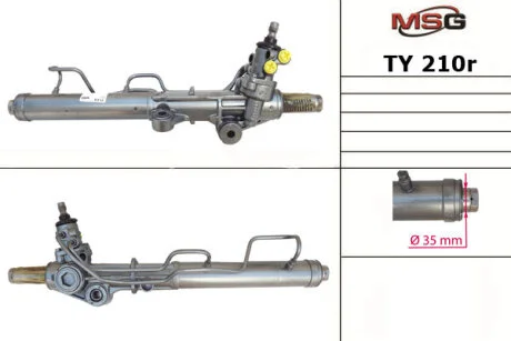 Рульова рейка з ГУР відновлена Toyota 4Runner 96-02, Toyota Land Cruiser Prado 90 96-02 для Toyota MSG TY210R фото товару