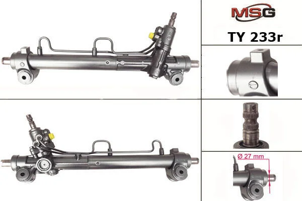 <strong>Рульова рейка з ГУР відновлена Toyota Camry 06-11, Lexus ES 06-12 MSG TY233R (фото 1)</strong>
