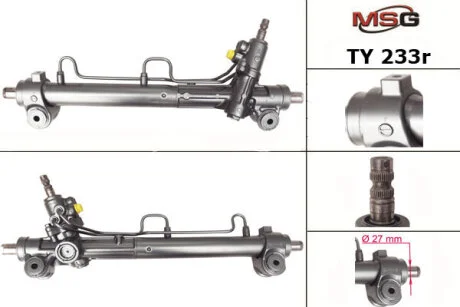 Рульова рейка з ГУР відновлена Toyota Camry 06-11, Lexus ES 06-12 для Toyota, Lexus MSG TY233R фото товару