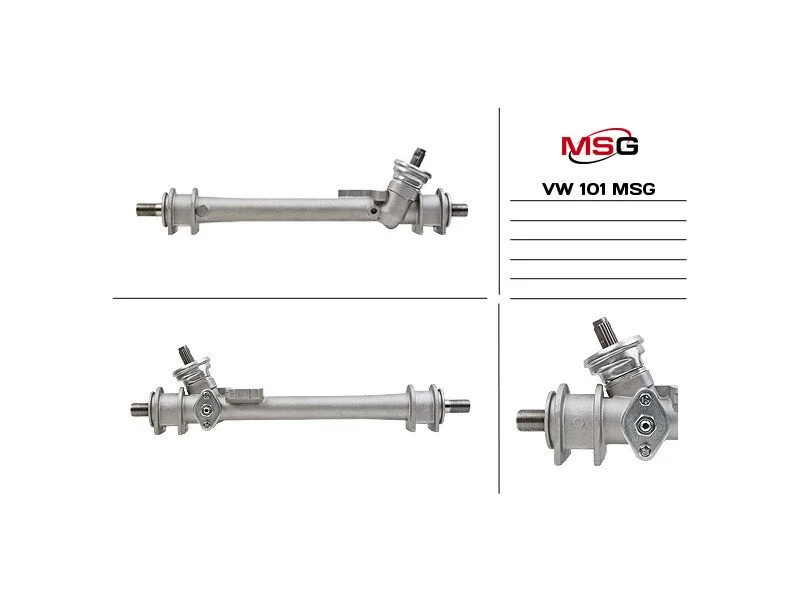 <strong>Рульова рейка без ГУР нова VW Golf II 83-92, VW Passat B3-B4 88-96, SEAT Toledo I 91-99 MSG VW 101 (фото 1)</strong>