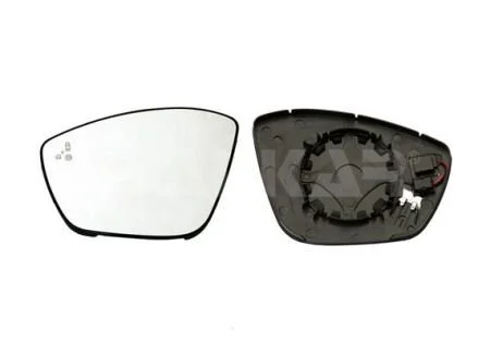 Вкладиш дзеркала лівий, випуклий + обогрів + пок.поворот. 4 PINS, 4 Pins, для MSU 6435296 фото товару