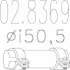 <strong>Муфта вихлопної системи MTS 02.8369 (фото 1)</strong>