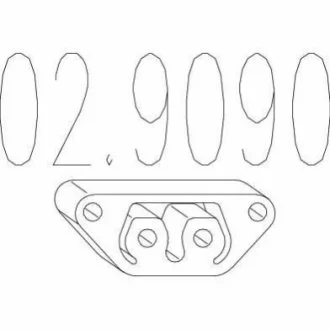 Гумовий елемент кріплення для Alfa Romeo, Fiat, Renault, Seat MTS 02.9090 фото товару