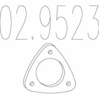 Монтажне кільце для Volkswagen, Audi, Fiat, Skoda MTS 02.9523 фото товару