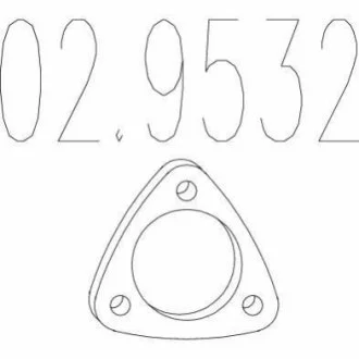Монтажне кільце для Opel, Vauxhall MTS 02.9532 фото товару