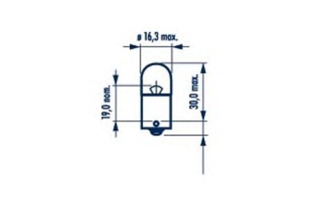 Лампа R5W 24V 5W BA15s NARVA 17181 фото товару