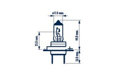 Лампа H7 12V 55W PX26d стандарт NARVA 48328 фото товара