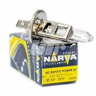Автолампа H1 55W P14,5S RP50+ 12V 55W P14,5s CP для NARVA 48334 фото товару