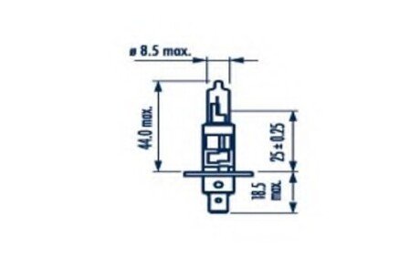 TWIN SET H1 12V 55W CONTRAST+ NARVA 98651 фото товару