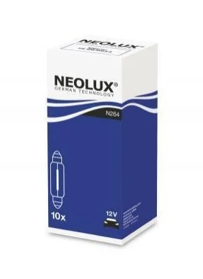 <strong>Лампа софітна допоможе. освітлення C10W 12V 10W SV8.5-8 (вир-во Neolux) NEOLUX N264 (фото 1)</strong>