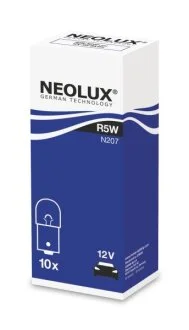 Лампочка допоміжна R5W (12 В, 5 Вт, тип гнізда: BA15S) для NEOLUX NLX207K10SZT фото товару