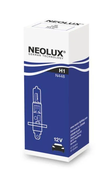 <strong>Лампочка галоген H1 (10 шт, 12 В, 55 Вт, тип гнізда: P14,5S) NEOLUX NLX448 (фото 1)</strong>