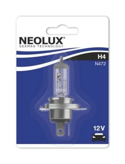Лампочка галоген H4 (10 шт, 12 В, 60/55 Вт, тип гнізда: P43T) для NEOLUX NLX47201B фото товару