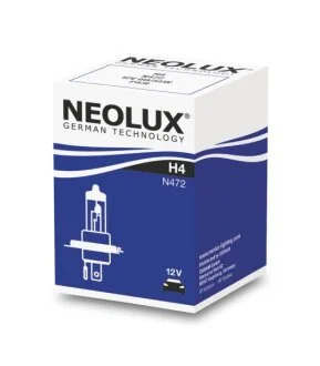 Лампочка галоген H4 (10 шт, 12 В, 60/55 Вт, тип гнізда: P43T) для NEOLUX NLX472 фото товару